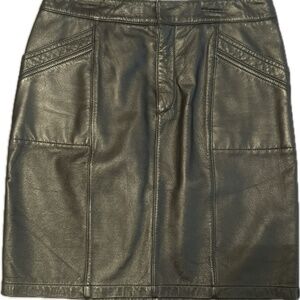 100% Leather Skirt